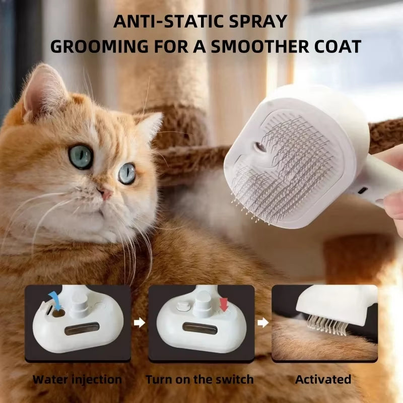 Pets Steam Brush 3 in 1